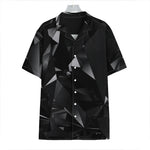 Black Diamond Print Hawaiian Shirt