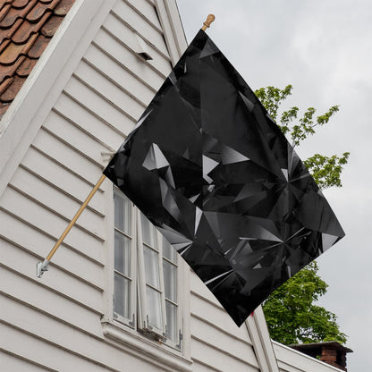 Black Diamond Print House Flag