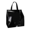 Black Diamond Print Insulated Lunch Tote