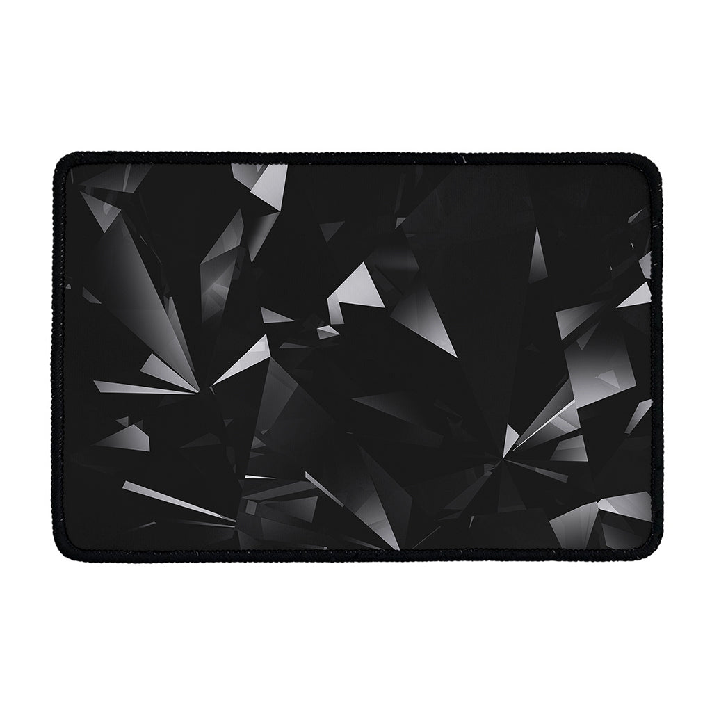Black Diamond Print Kitchen Mat