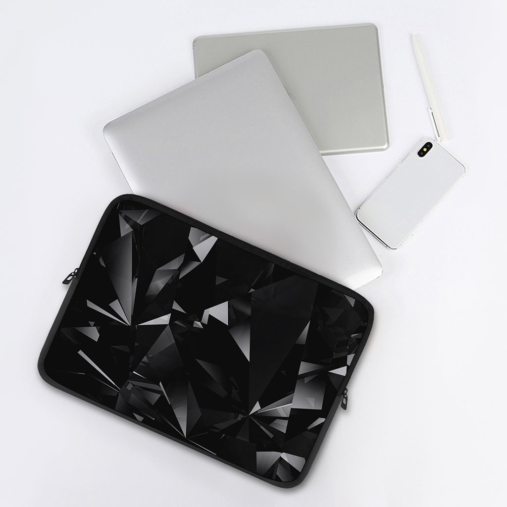 Black Diamond Print Laptop Sleeve
