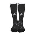 Black Diamond Print Long Socks