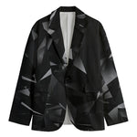 Black Diamond Print Men's Blazer