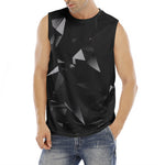Black Diamond Print Men's Fitness Tank Top