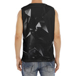 Black Diamond Print Men's Fitness Tank Top