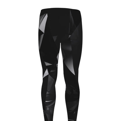 Black Diamond Print Men's leggings