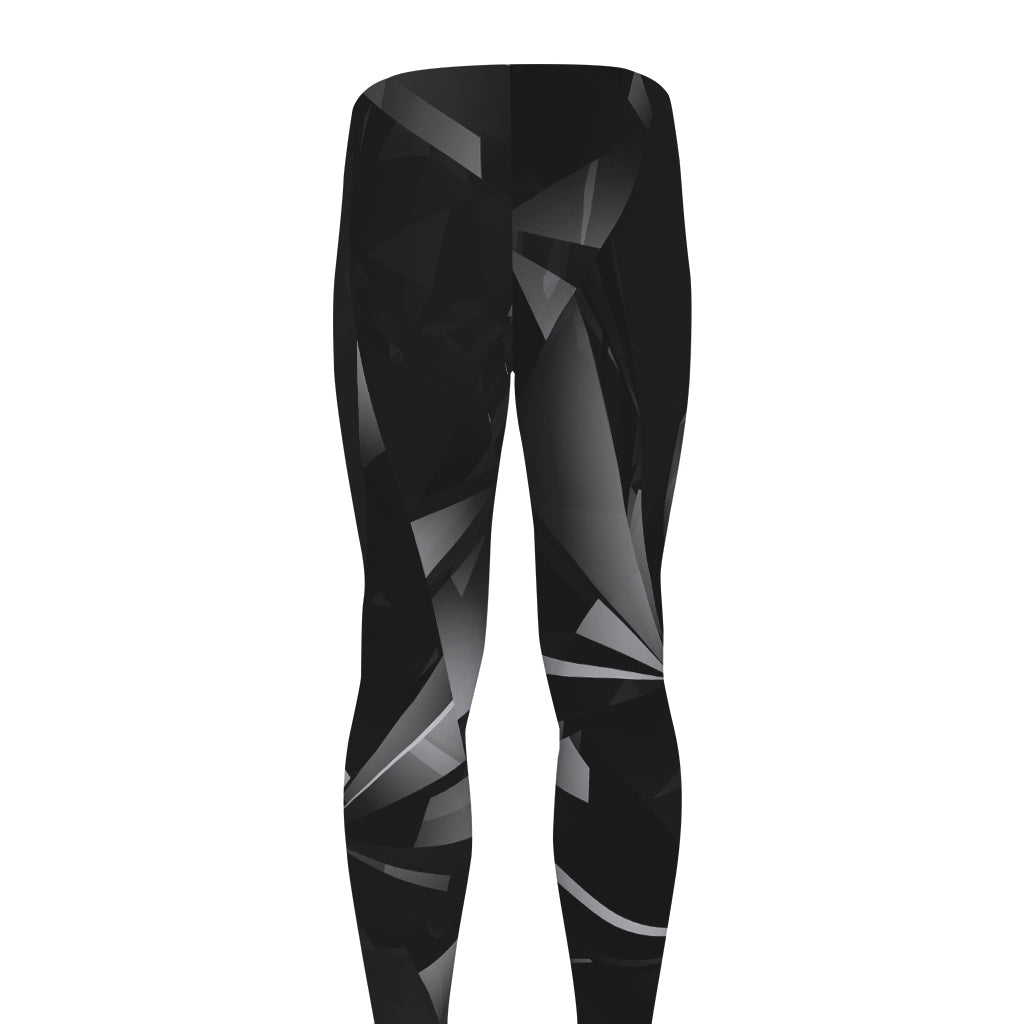 Black Diamond Print Men's leggings