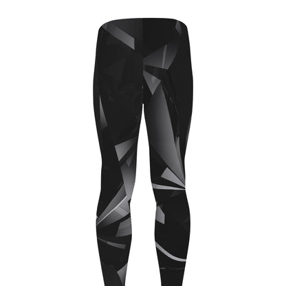 Black Diamond Print Men's leggings