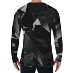 Black Diamond Print Men's Long Sleeve T-Shirt