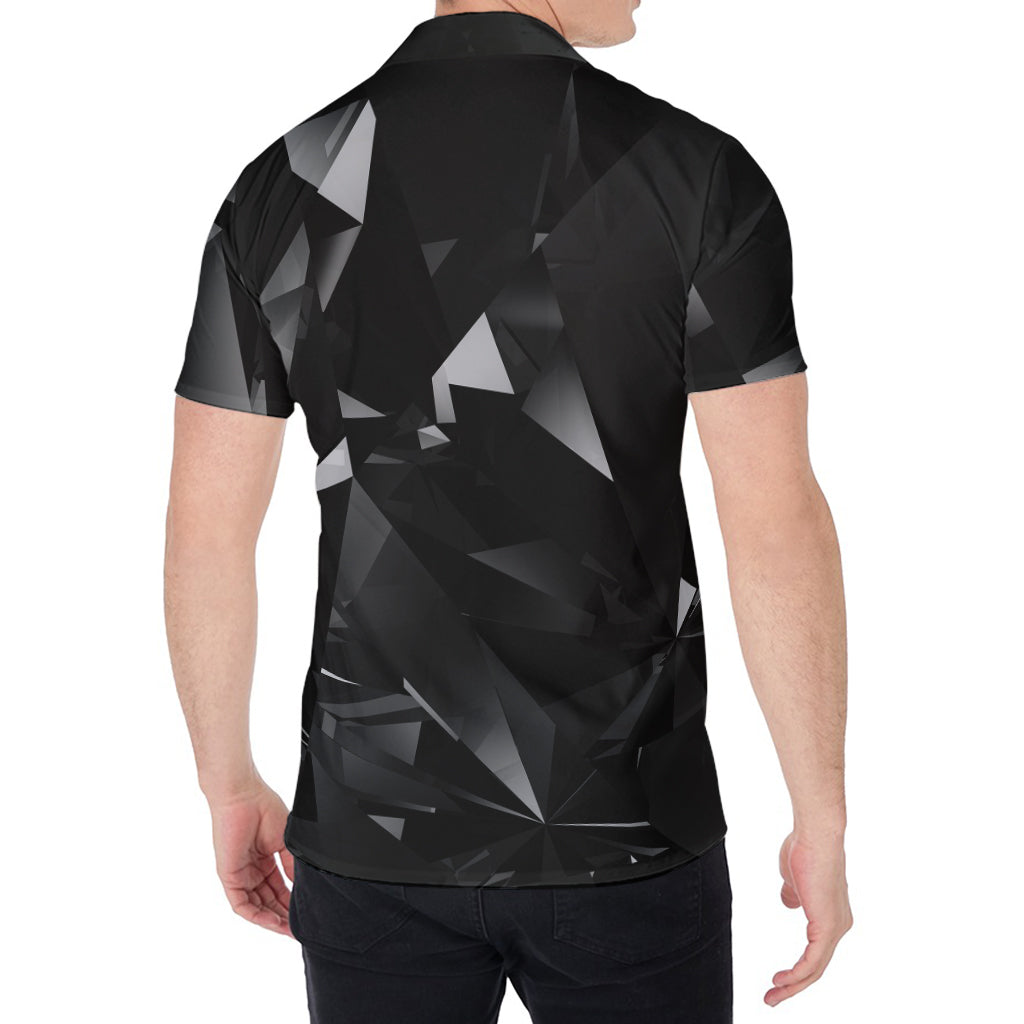Black Diamond Print Men's Shirt