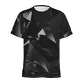 Black Diamond Print Men's Athletic T-Shirt