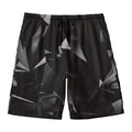 Black Diamond Print Men's Swim Trunks