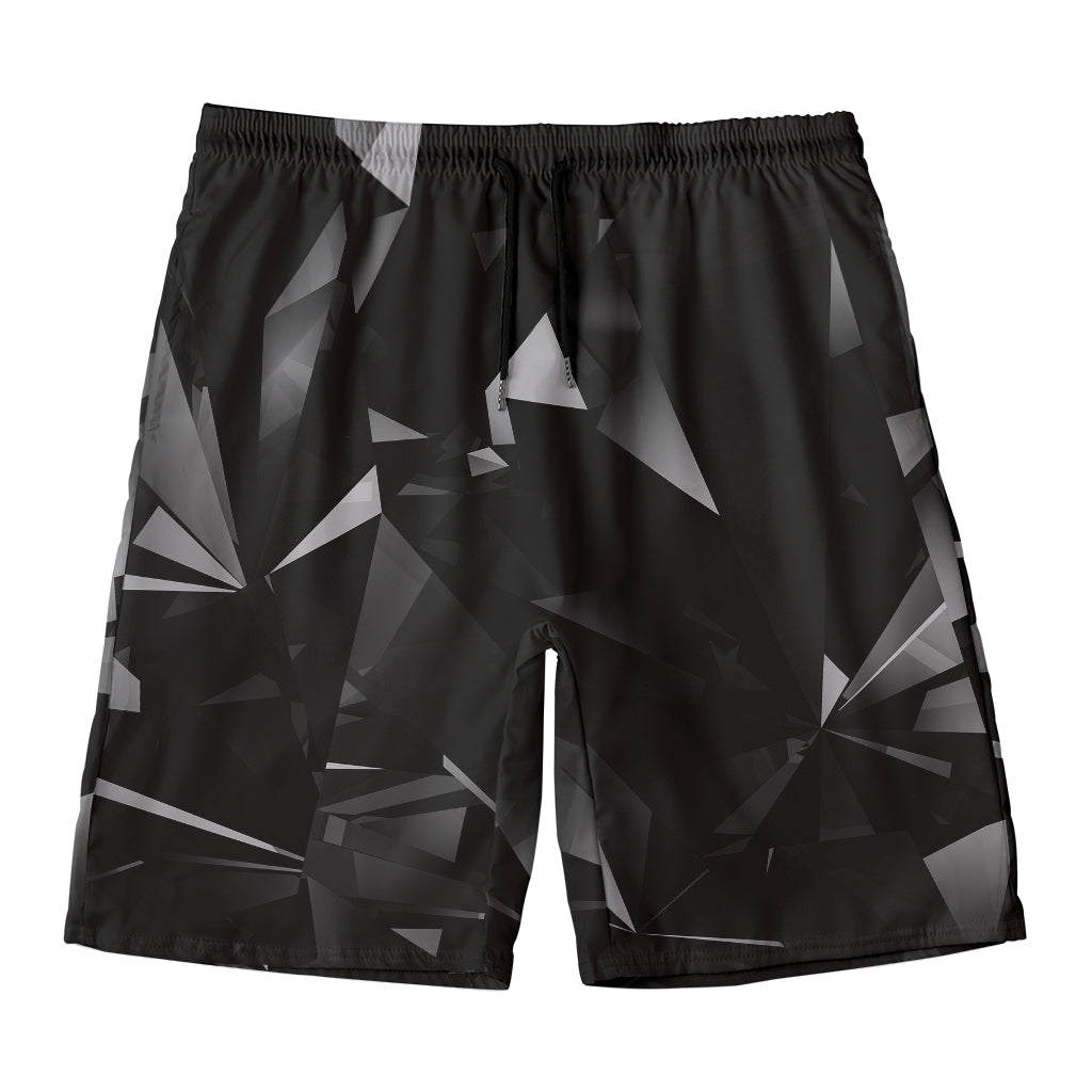 Black Diamond Print Men's Swim Trunks
