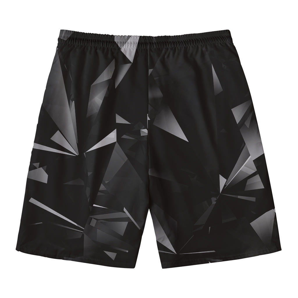 Black Diamond Print Men's Swim Trunks