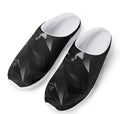 Black Diamond Print Mesh Casual Shoes