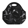 Black Diamond Print Neoprene Lunch Bag