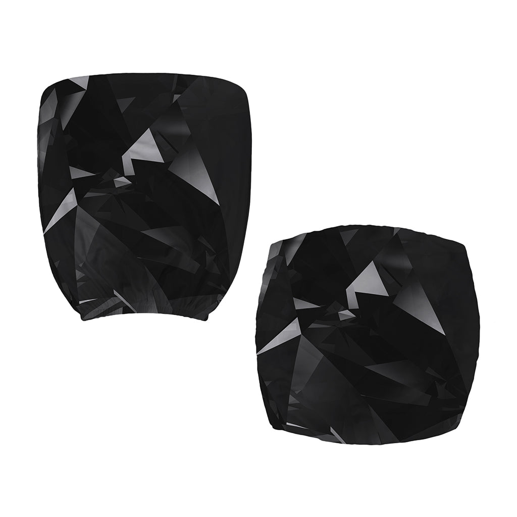 Black Diamond Print Office Chair Cover