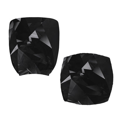 Black Diamond Print Office Chair Cover