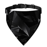 Black Diamond Print Over The Collar Dog Bandana