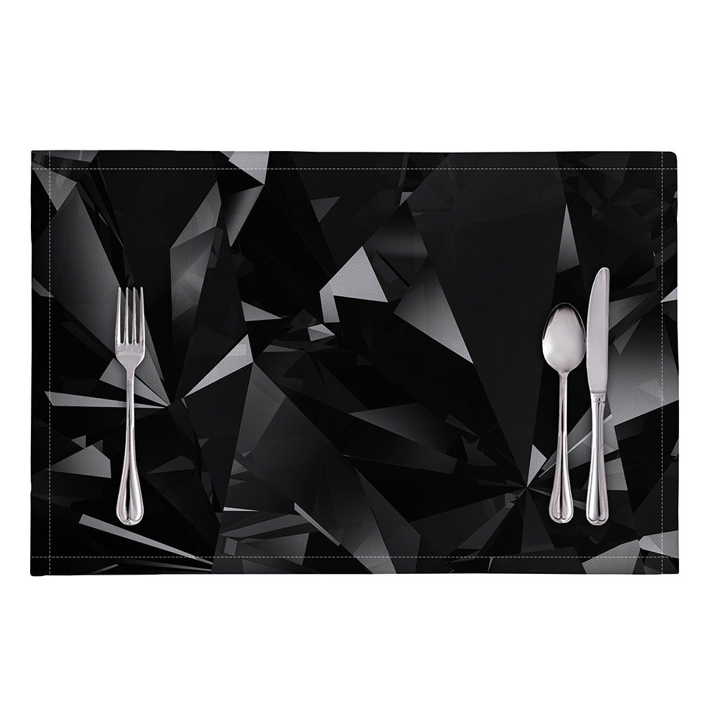 Black Diamond Print Placemat