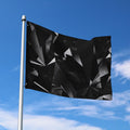 Black Diamond Print Polyester Flag