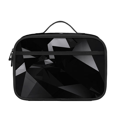 Black Diamond Print Portable Lunch Bag