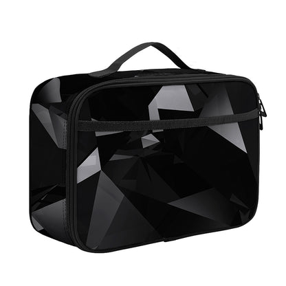 Black Diamond Print Portable Lunch Bag