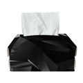 Black Diamond Print Rectangle Tissue Box Cover