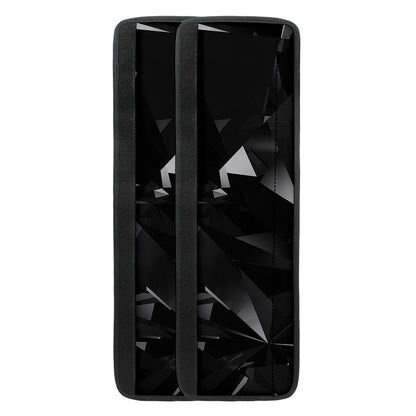 Black Diamond Print Refrigerator Handle Covers