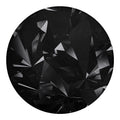 Black Diamond Print Round Blanket