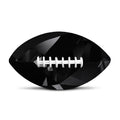 Black Diamond Print Rugby Ball