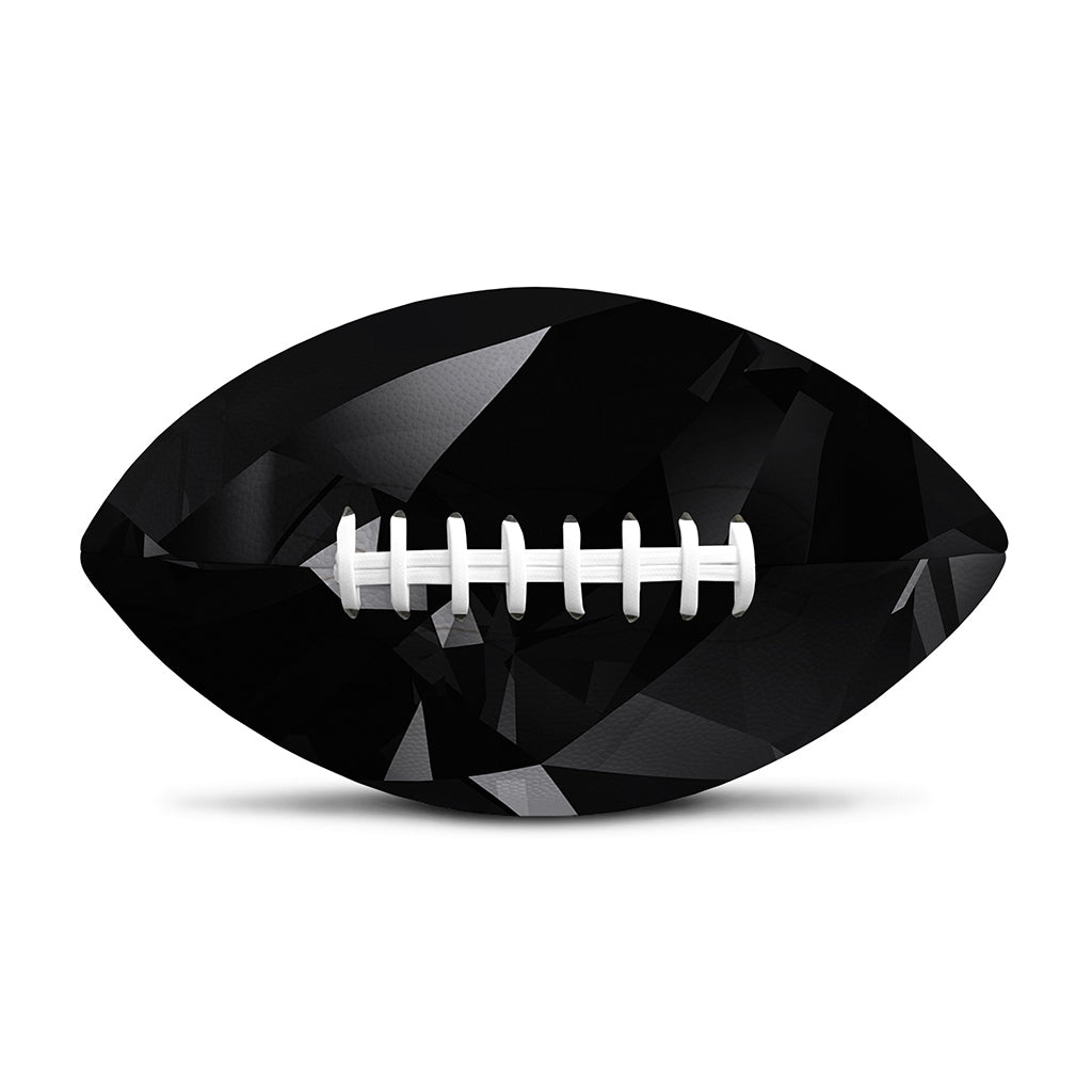 Black Diamond Print Rugby Ball
