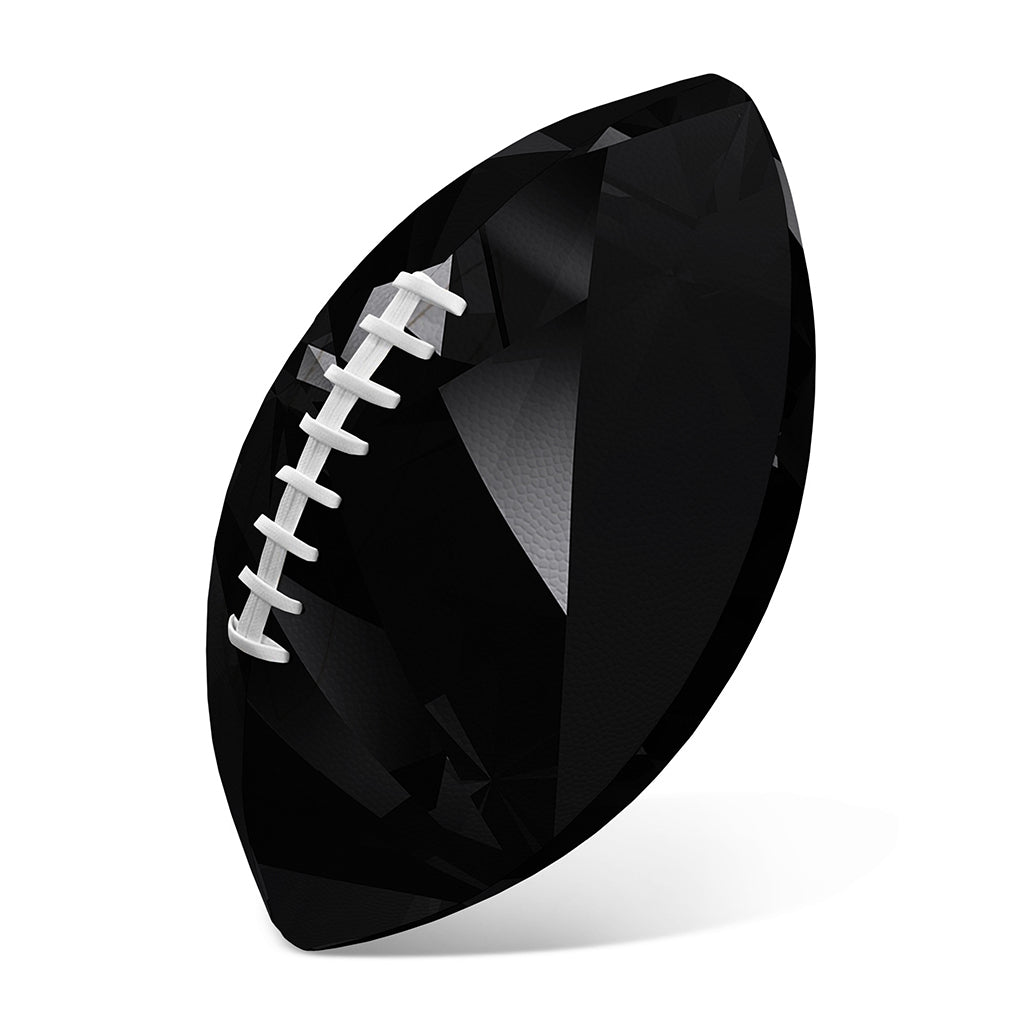 Black Diamond Print Rugby Ball