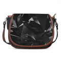 Black Diamond Print Saddle Bag