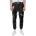 Black Diamond Print Joggers