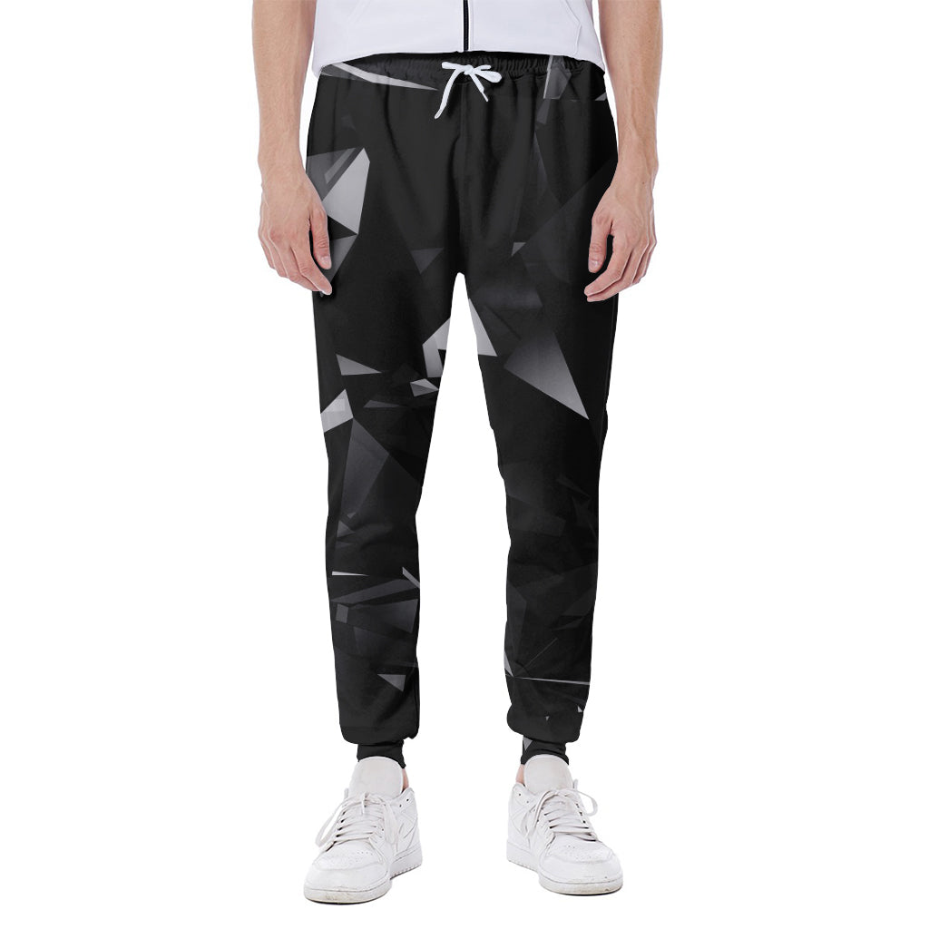 Black Diamond Print Scuba Joggers