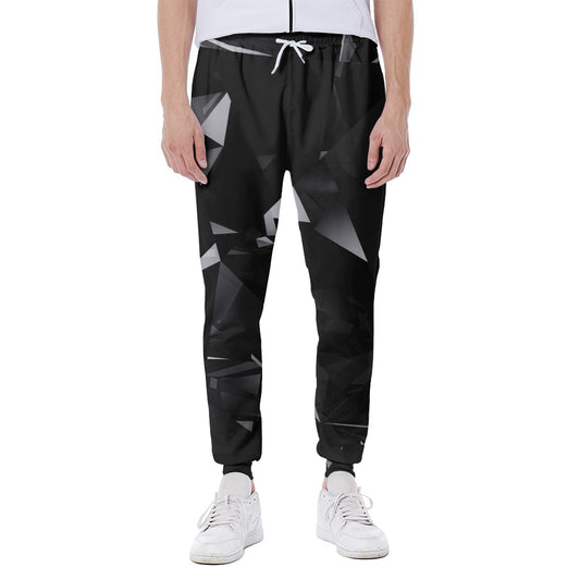 Black Diamond Print Scuba Joggers