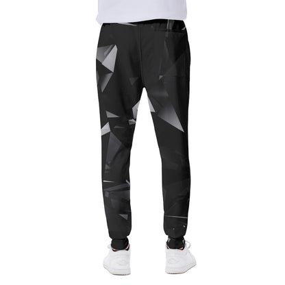 Black Diamond Print Scuba Joggers