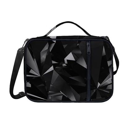 Black Diamond Print Shoulder Strap Bible Bag