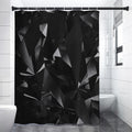 Black Diamond Print Shower Curtain