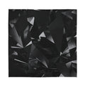 Black Diamond Print Silk Bandana