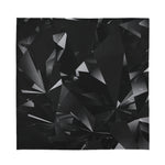 Black Diamond Print Silk Bandana