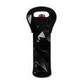 Black Diamond Print Single Neoprene Wine Tote