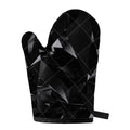 Black Diamond Print Single Oven Mitt