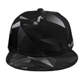 Black Diamond Print Snapback Cap