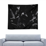 Black Diamond Print Tapestry