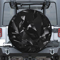 Black Diamond Print Tire Cover