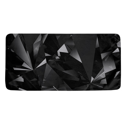 Black Diamond Print Towel