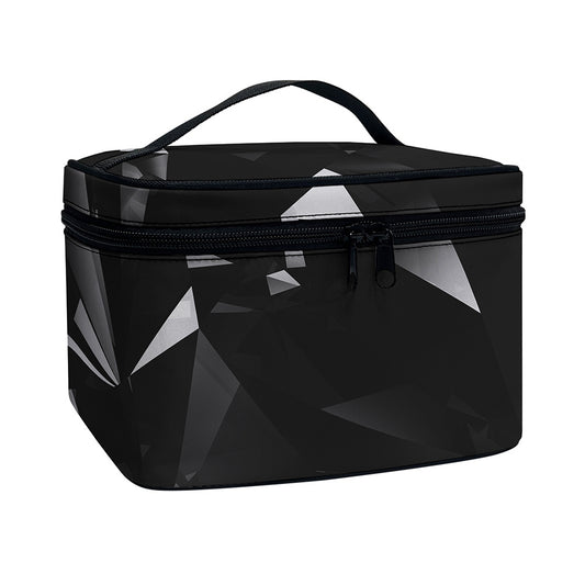 Black Diamond Print Travel Makeup Bag