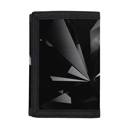 Black Diamond Print Trifold Wallet